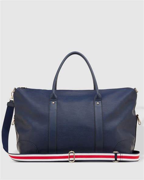 Alexis Stripe Weekender Travel Bag