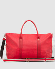 Load image into Gallery viewer, Alexis Stripe Weekender Travel Bag