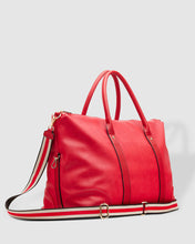 Load image into Gallery viewer, Alexis Stripe Weekender Travel Bag