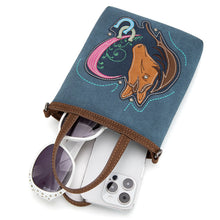 Load image into Gallery viewer, Embroidered Mini Tote Crossbody