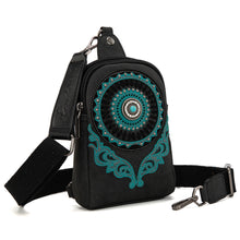 Load image into Gallery viewer, Montana West Concho Embroidered Sling Bag