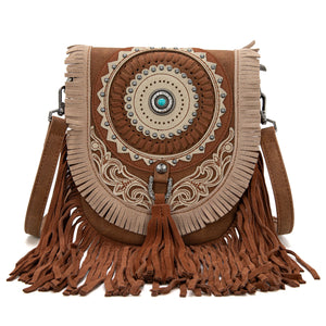 Montana West Concho Fringe  Saddle