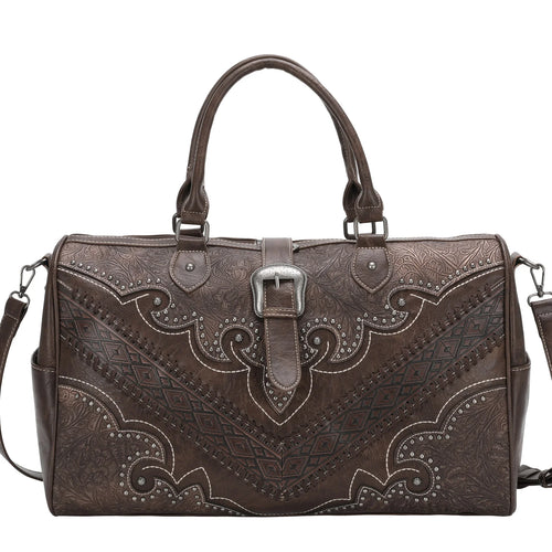 Montana West Buckle Weekender Bag